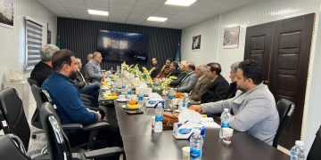 جلسه هییت مدیره با شرکت دانش بنیان سه کاف